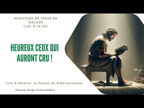 Heureux ceux qui auront cru ! (Luc 4, 14-30) | @fausta_yengo_tchissambou | Heureux ceux qui auront cru ! (Luc 4, 14-30) | @fausta_yengo_tchissambou |